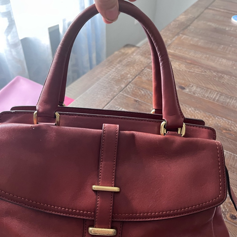 Coach Legacy Leather North/South Satchel